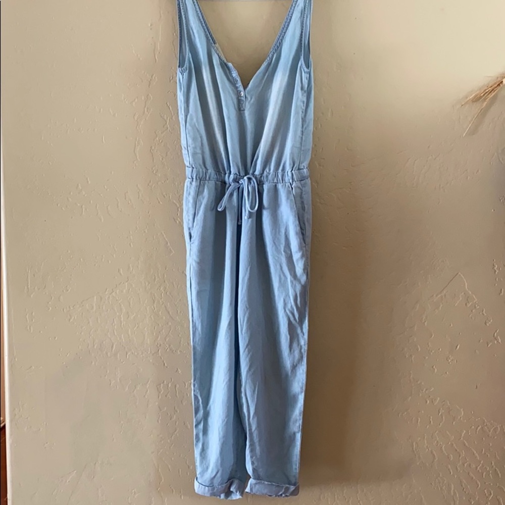 Anthropologie Cloth & Stone, Small chambray romper